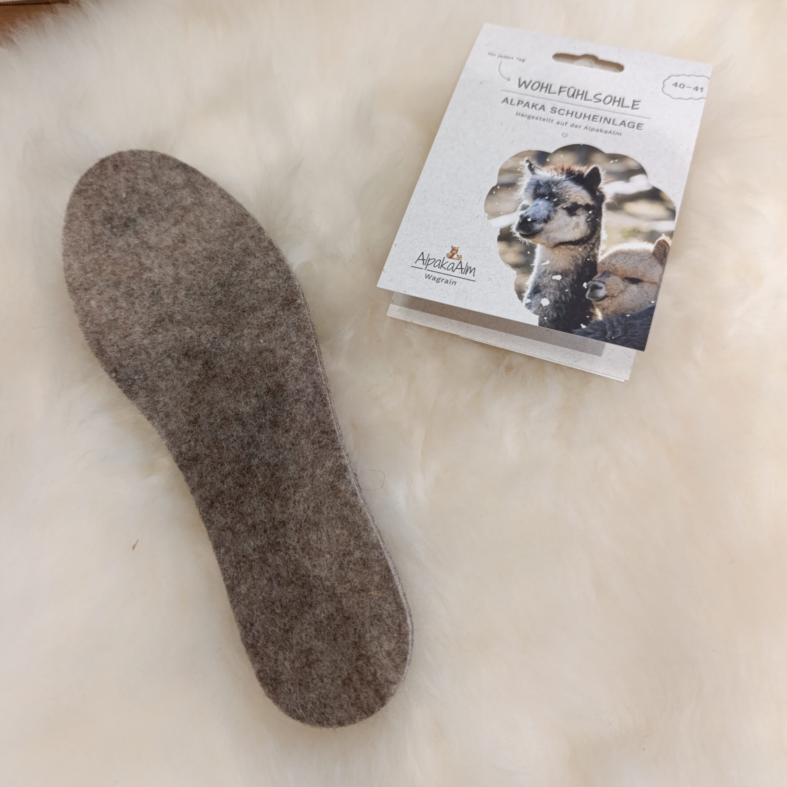 Wohlfühlsohle Alma - AlpakaALm Wagrain